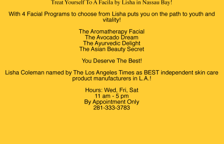 Treat Yourself To A Facila